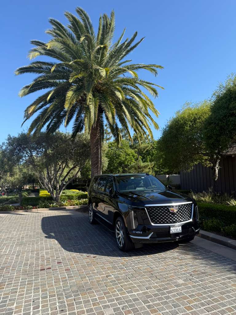 Premium black SUV for executive travel